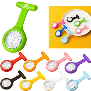 Silicone T-Shaped Clip-On Pocket Watch for Medical Professionals